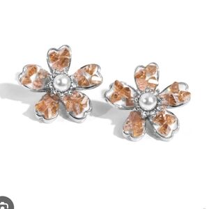 Earring ~ Chiseled Casino Brown Earrings Fabulous 👌